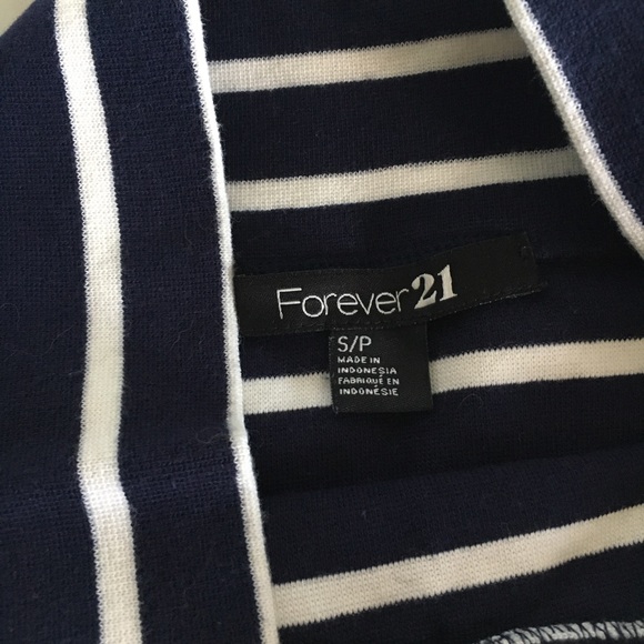 Forever 21 Navy Striped Skirt - Picture 5 of 6